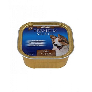 ARAS Premium Select (300g) 1 Schale pro Tag für Hunde bis 14 kg.