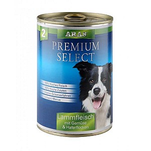 ARAS Premium Select ( 6 x 410 g TRAY) 1 Dose pro Tag für Hunde bis 25 kg.